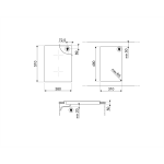 SMEG SIM631WLDR 38厘米 嵌入式雙頭電磁爐｜Dolce Stil Novo系列